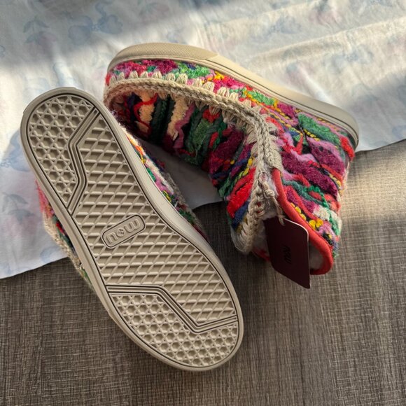 Mou Mou Eskimo Series Ethnic Round-Toe Snow Boots Women - Picture 8 of 10